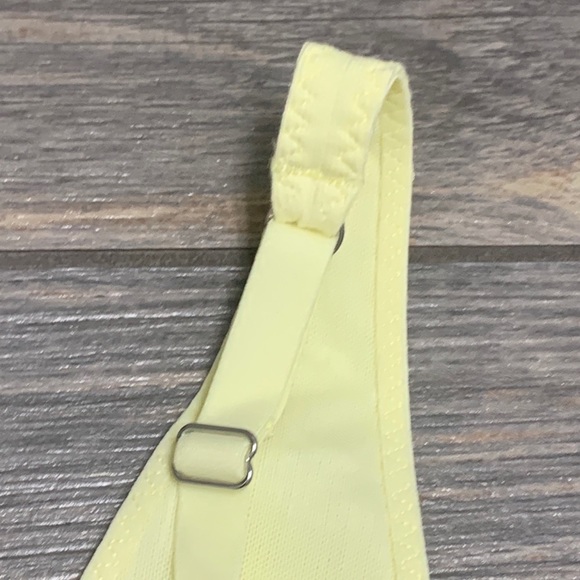 NWT $38 Free People Teegan Bralette Yellow XS S M Longline Soft Bra Daybreak - Picture 6 of 11